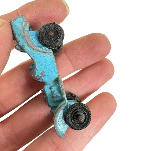 Vintage Tootsie Toy Blue 1960 2 Seater Hot Rod Dragster Metal Car Diecast - Picture 3 of 4